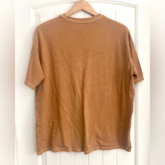 Billabong Tan 1973 Dream All Day Womens T-Shirt Graphic Short Sleeve Size Small - Picture 7 of 10